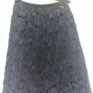 Tracy Reese embroidered a line midi skirt